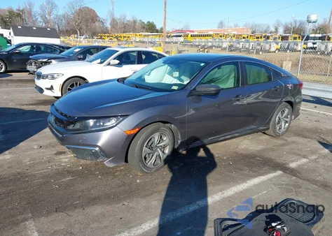 2020 Honda Civic Lx из США, поврежденный, VIN 2HGFC2F69LH585803